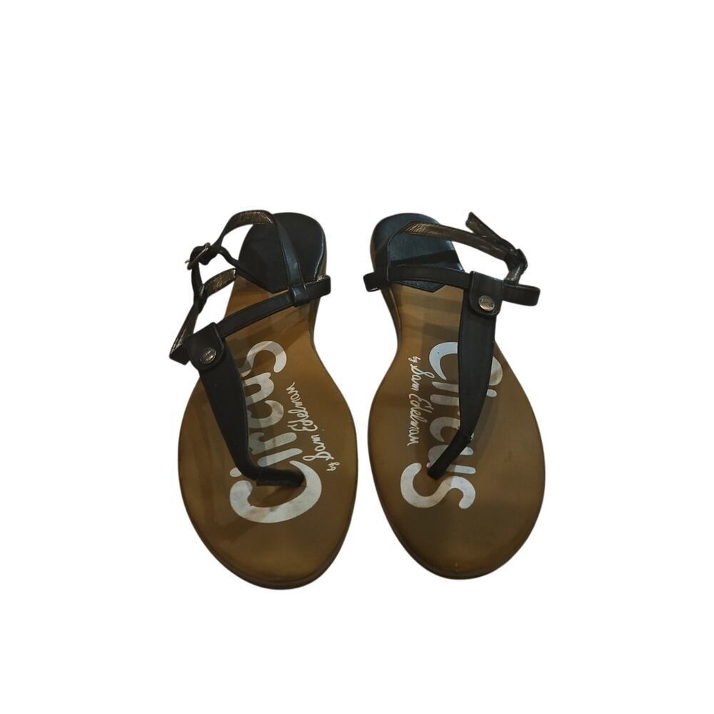 Sam Edelman 8 Cayden Super Cute Black Sandals shoes